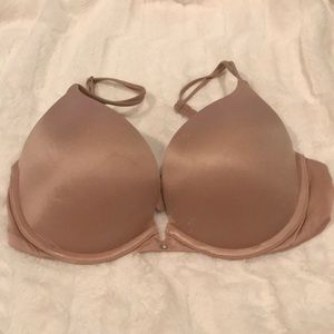 VS Tan push-up bra.